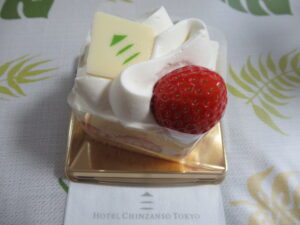 椿山荘のショートケーキ